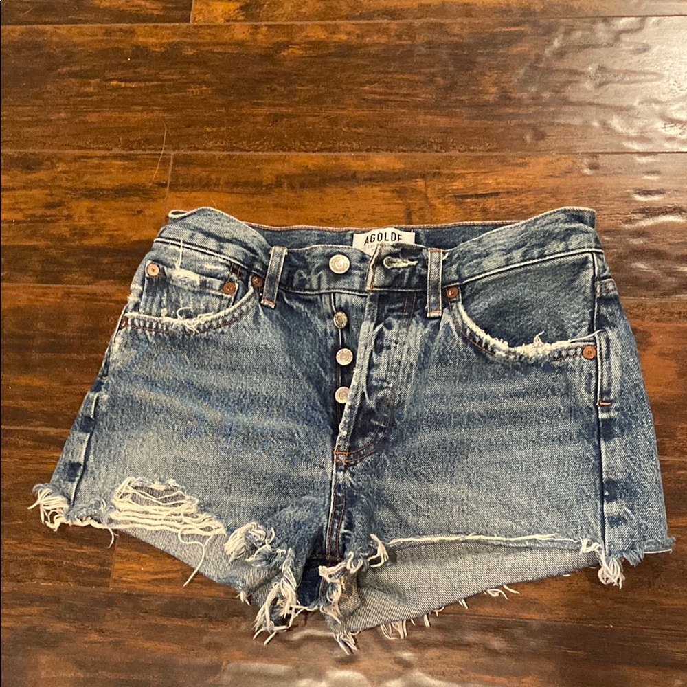 AGOLDE Parker Women's Blue Denim Shorts